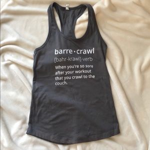 Barre Crawl tank top